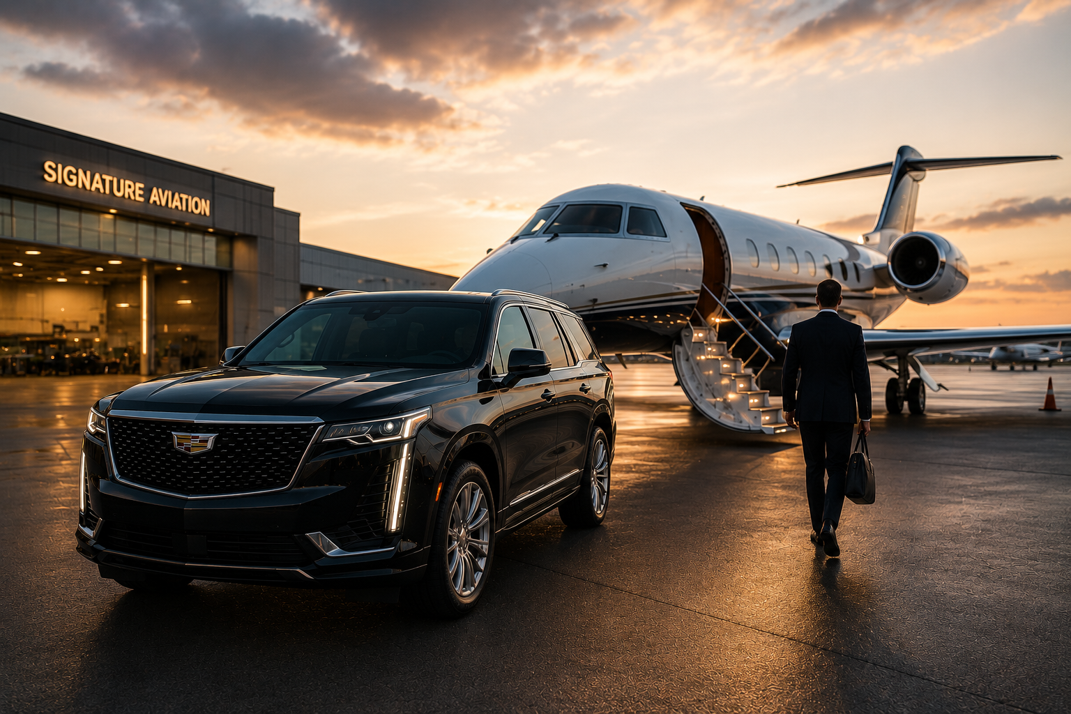 Private aviation transportation